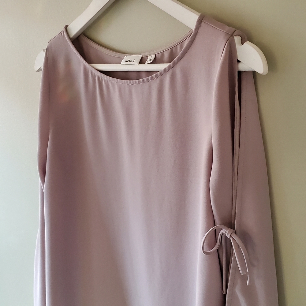 Wilfred S Whimsigoth Feminine Romantic Dainty Contemporary Pastel Chiffon Blouse - Picture 12 of 16